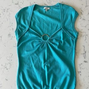 Turquoise shirt